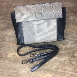 Rafura Black & Tan Purse
